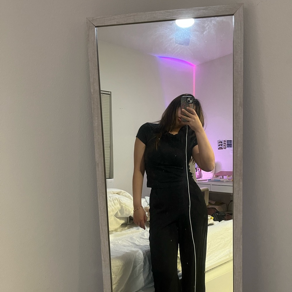 uniqlo aceton washed black tshirt